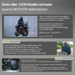 Schutzplane Motorrad Cover atmungsaktiv