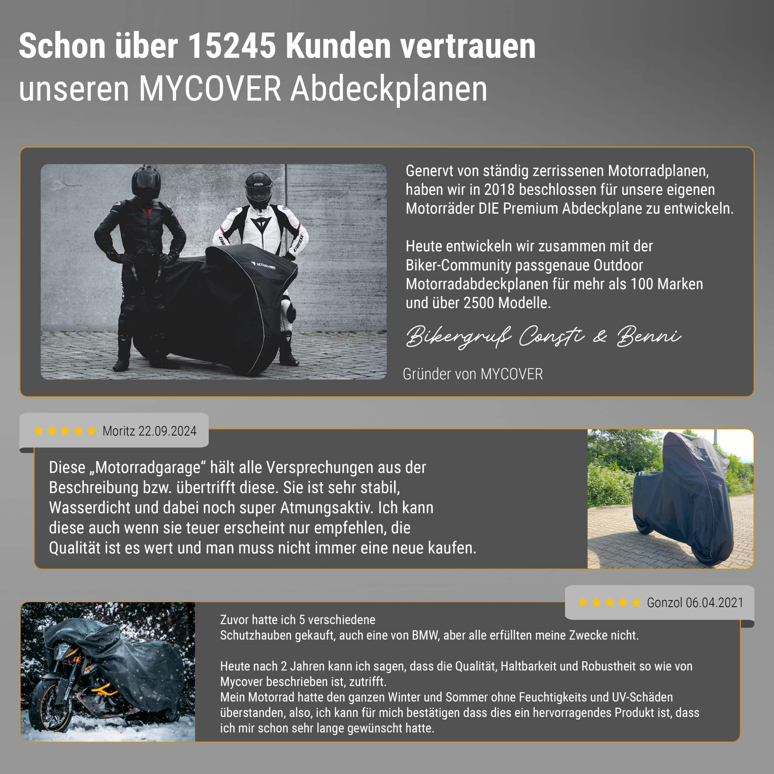 Schutzplane Motorrad Cover atmungsaktiv