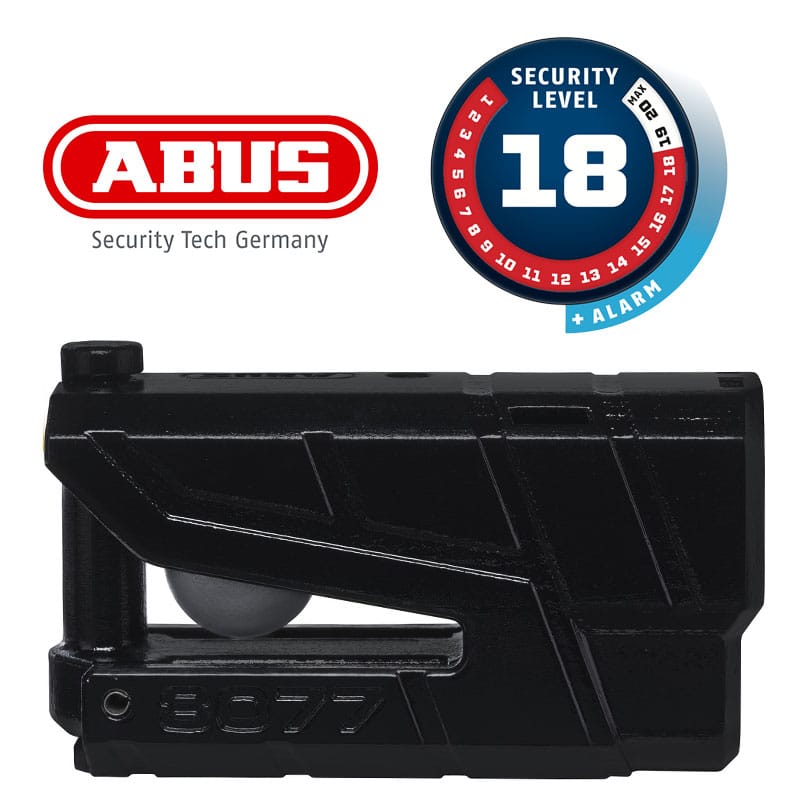 Antivol de disque de frein moto-Abus-Granit-Detecto-8077-noir