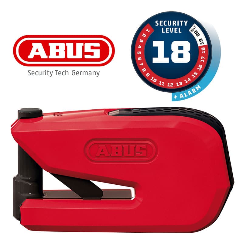 Bremsscheibenschloss ABUS Granit Detecto SmartX 8078 Alarm