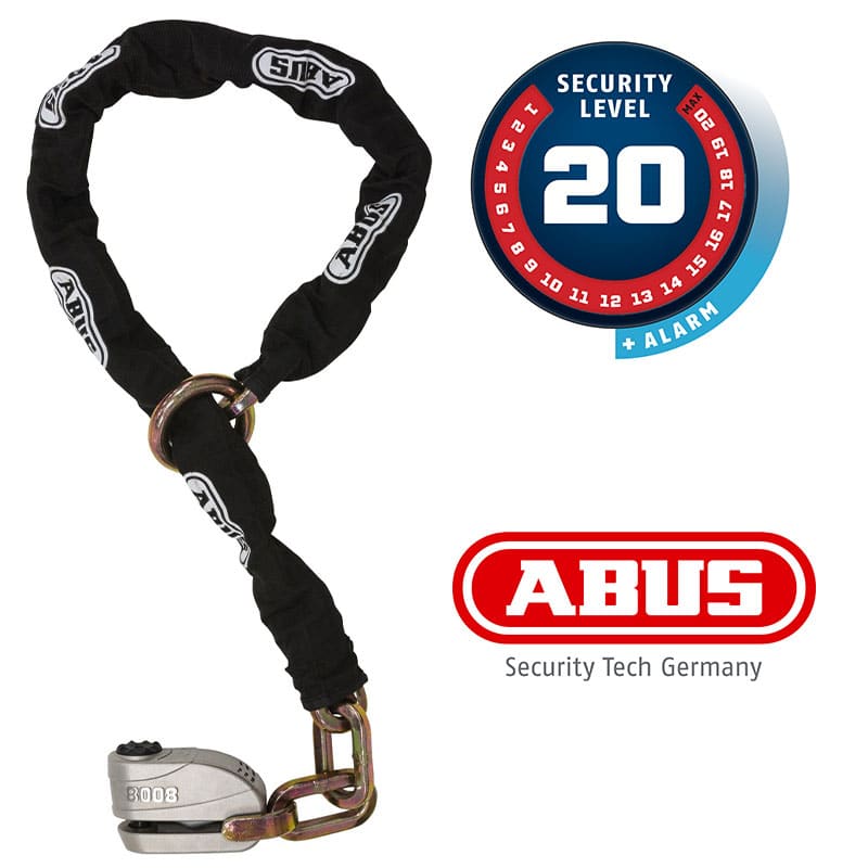 EM MOTO  Kette mit Verschluss Abus GRANIT™ Extreme XPlus™ 59/12HKS110