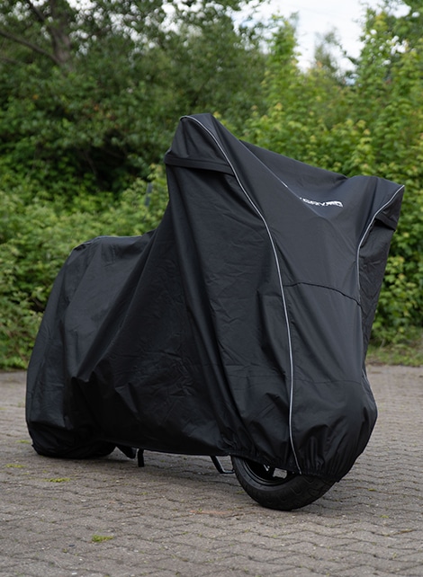 Motorcycle tarp naked