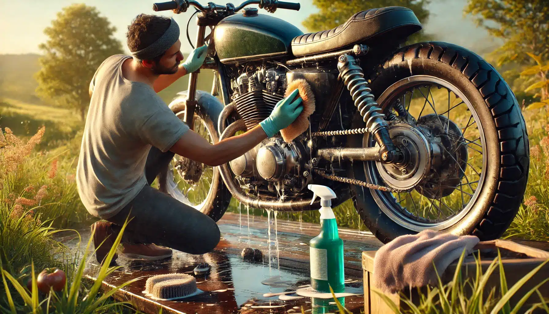 Motorrad reinigen – Alles zur Motorwäsche