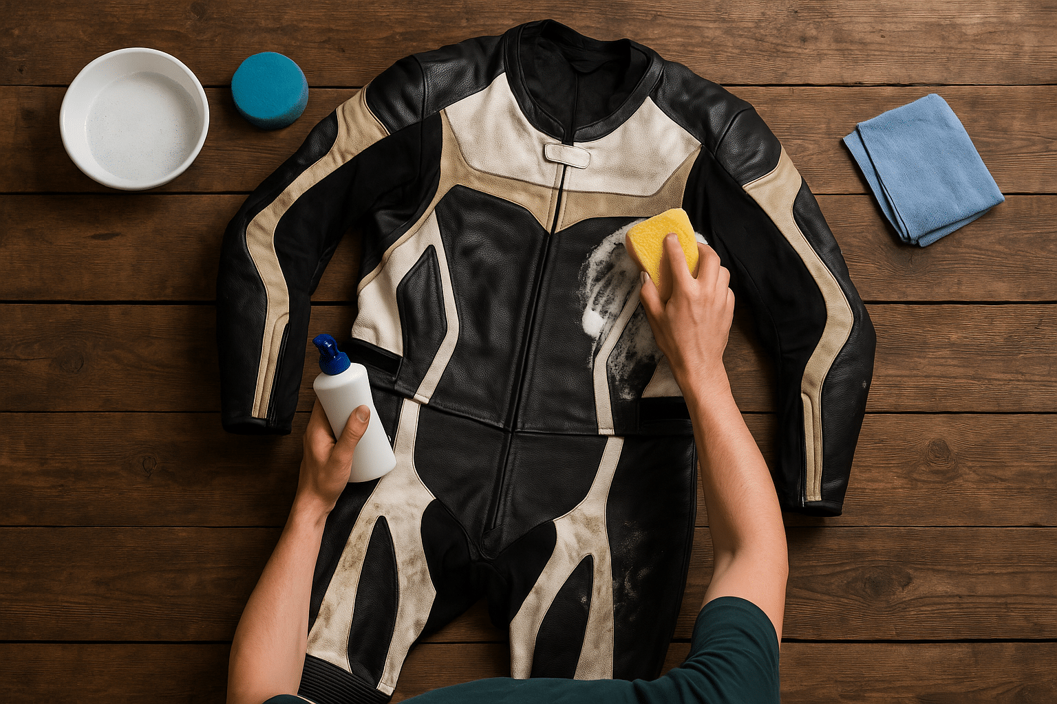 Pulizia della tuta in pelle: come mantenere la tua tuta da moto pulita e ben curata