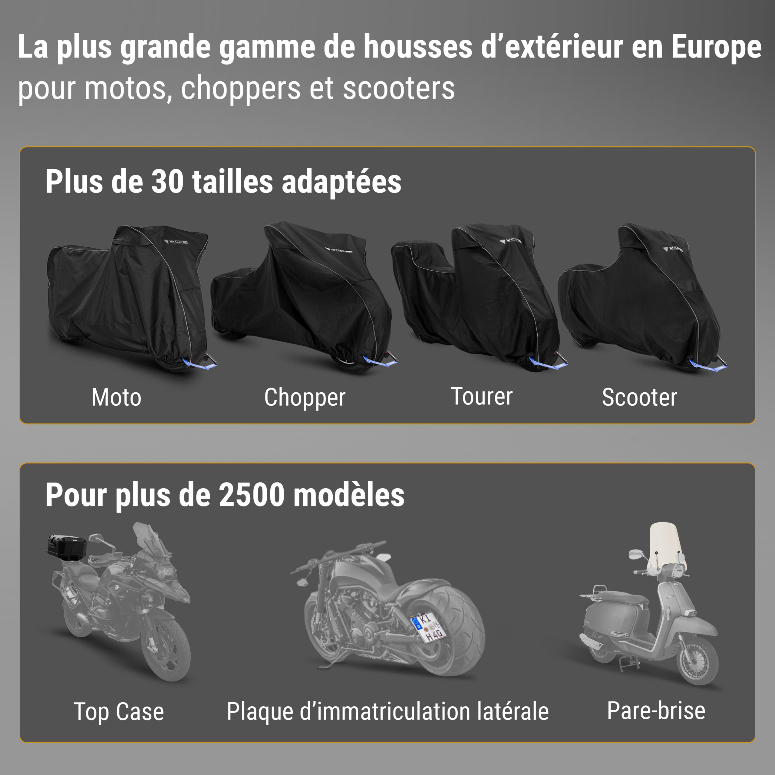 housse protection scooter