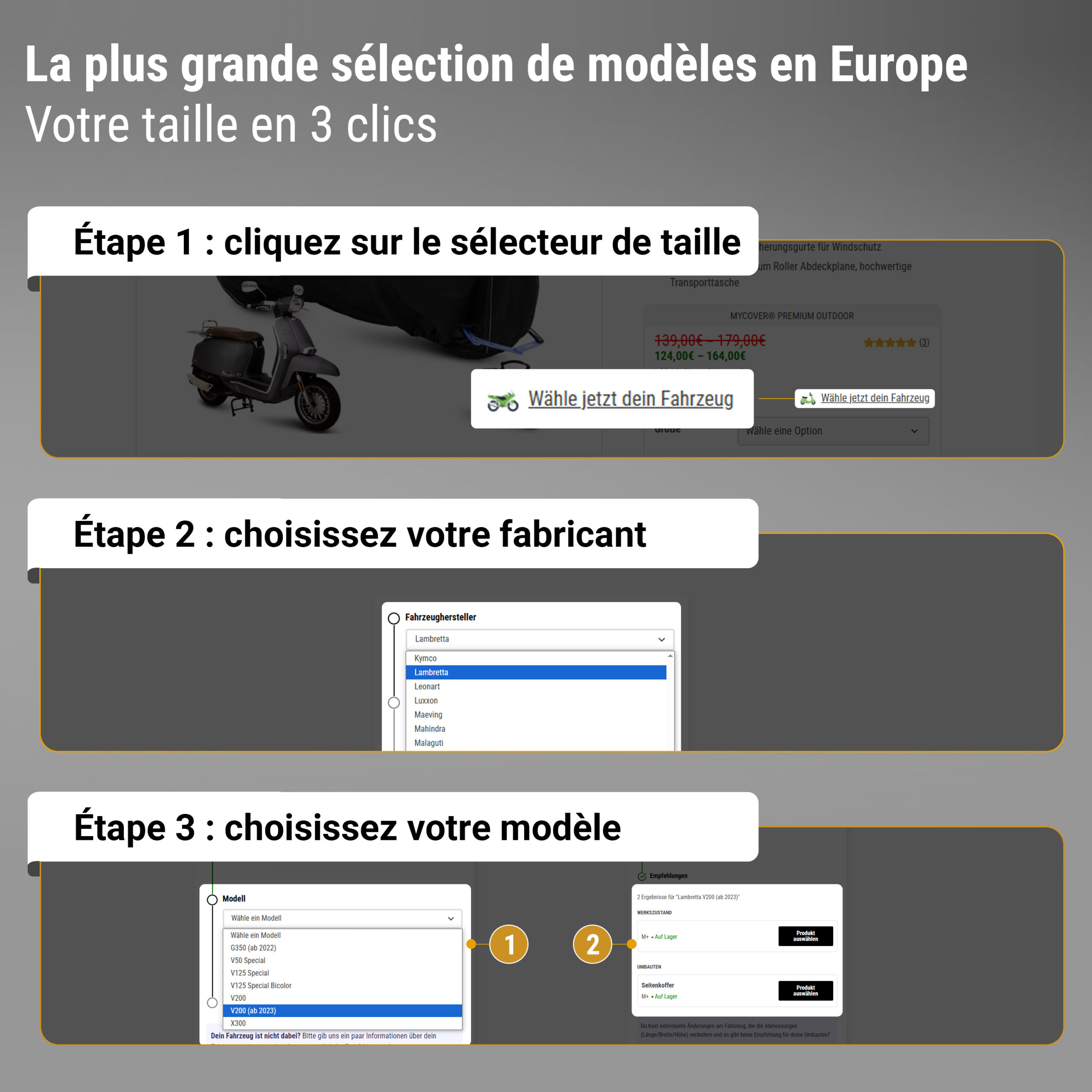 housse scooter impermeable
