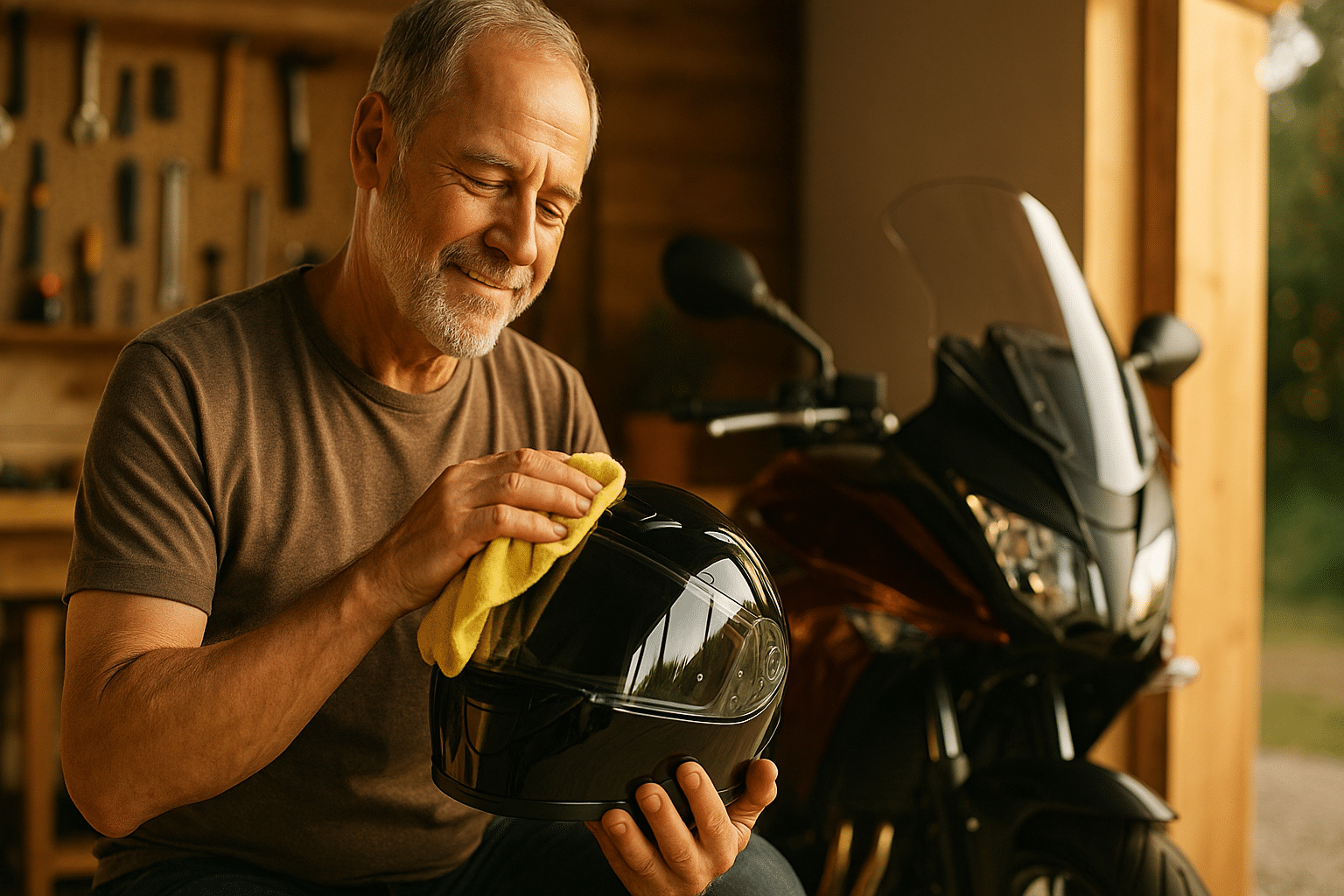 Visier Kratzer sicher entfernen | Anleitung für Kratzer an Display, Lack und Verkleidung am Motorrad