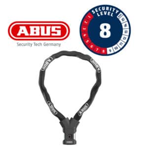 Schwarzes ABUS YARDO 7807F mit Sicherheitsstufe 8 von 15